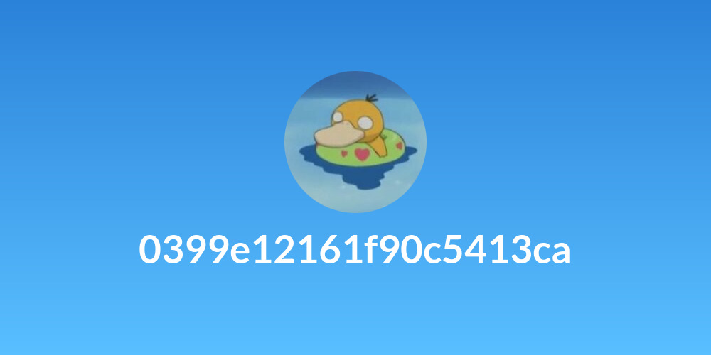 0399e12161f90c5413ca