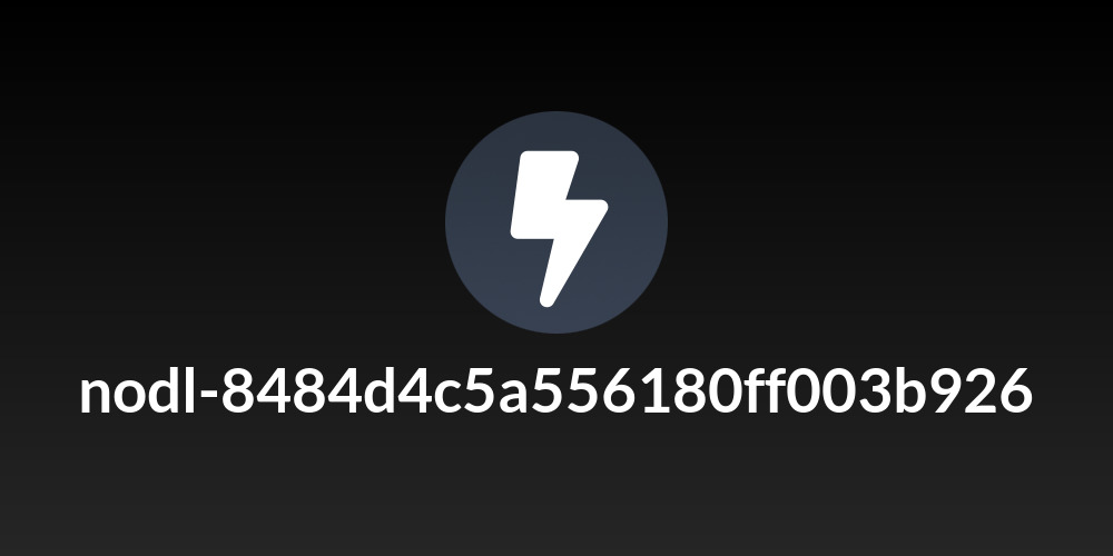 nodl-8484d4c5a556180ff003b926