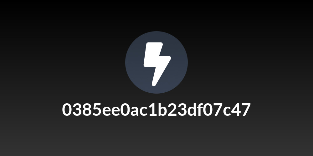 0385ee0ac1b23df07c47