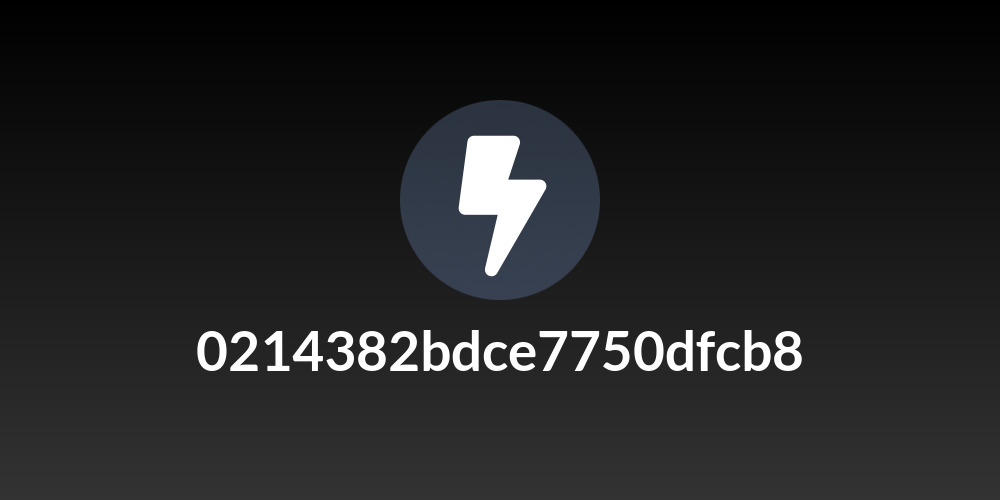 0214382bdce7750dfcb8