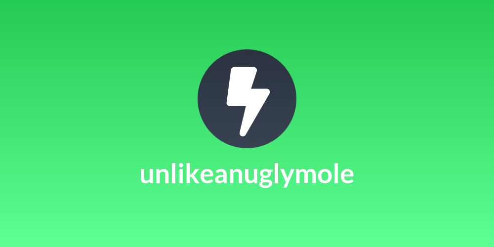 unlikeanuglymole