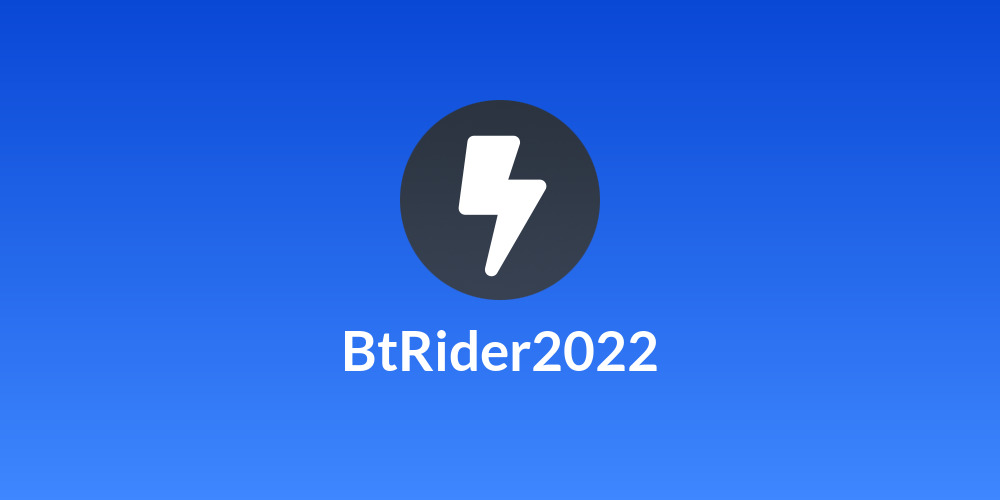 BtRider2022