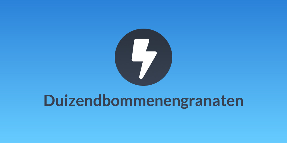 Duizendbommenengranaten