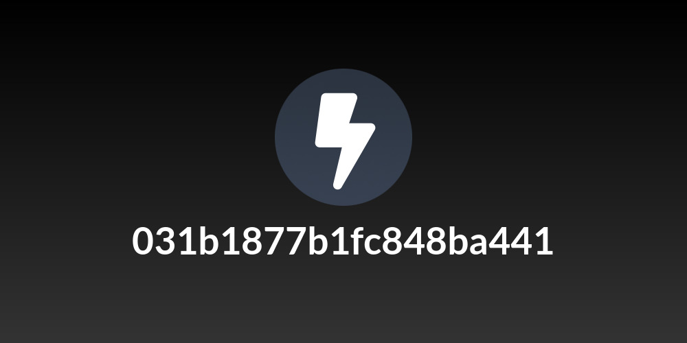 031b1877b1fc848ba441