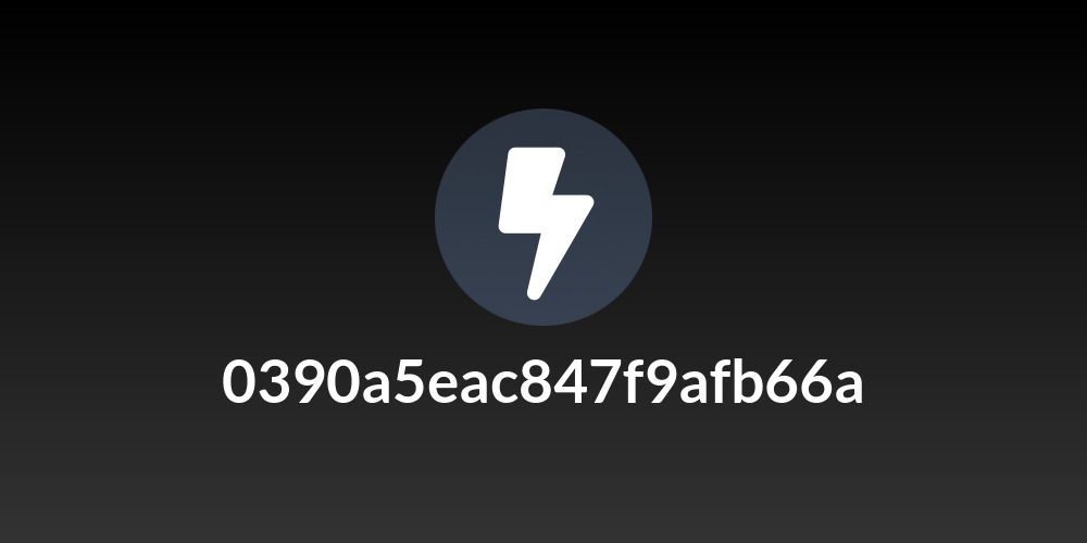 0390a5eac847f9afb66a