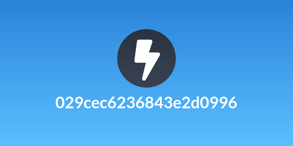 029cec6236843e2d0996