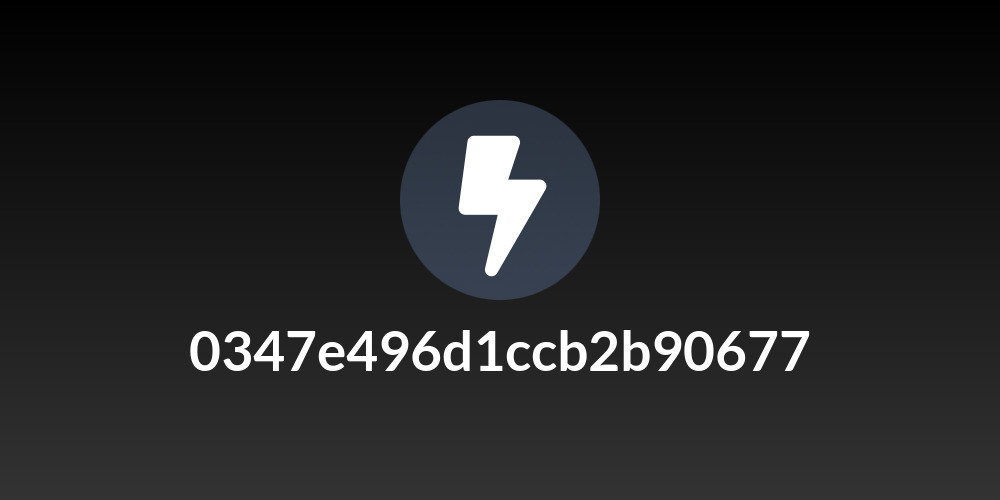 0347e496d1ccb2b90677