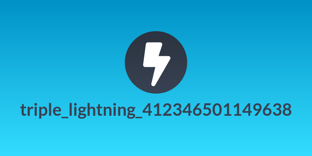 triple_lightning_412346501149638