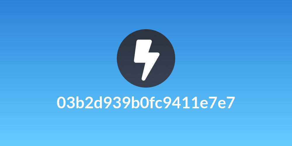 03b2d939b0fc9411e7e7