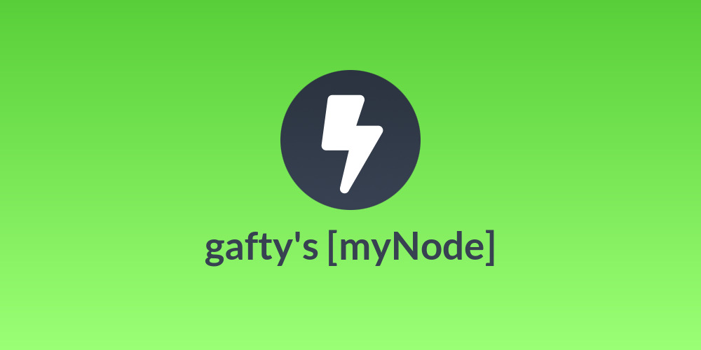 gafty's [myNode]
