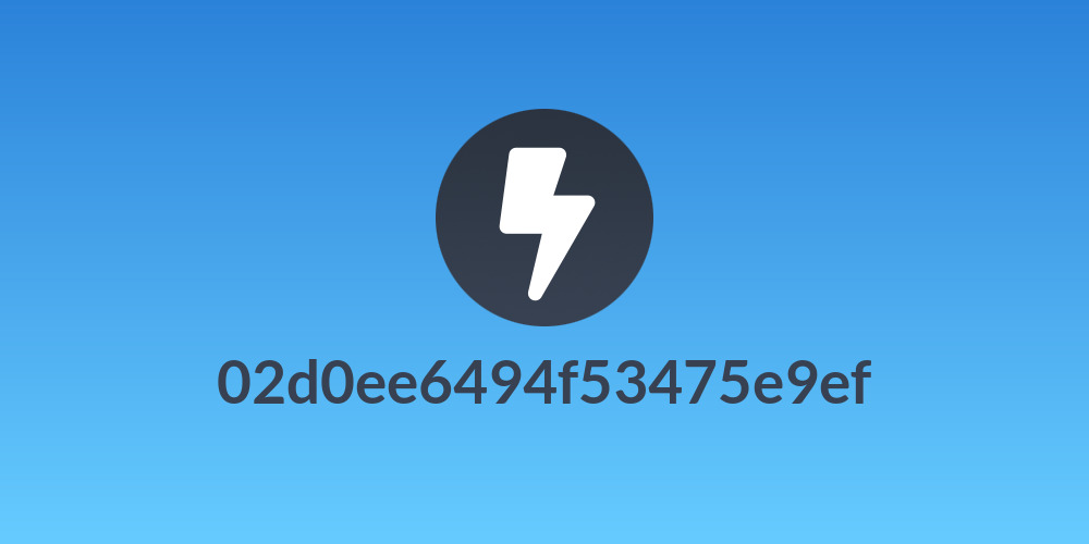 02d0ee6494f53475e9ef