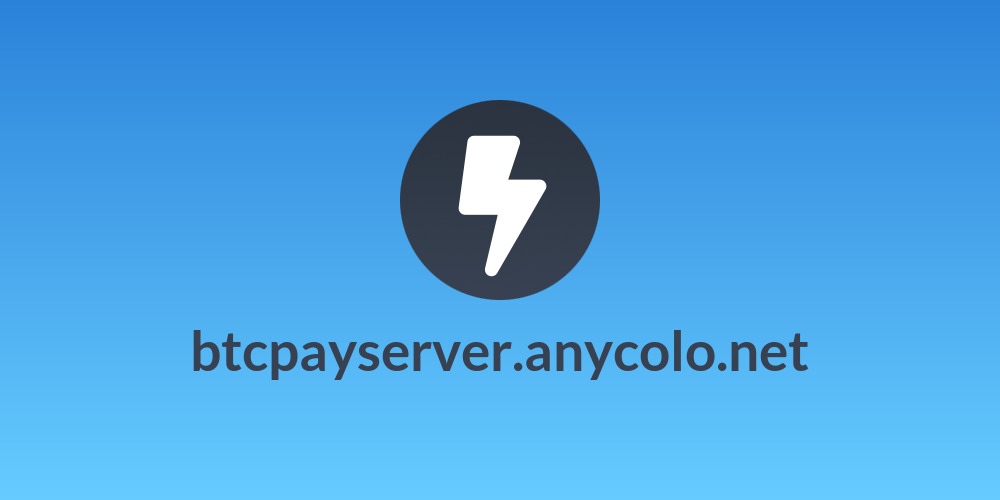 btcpayserver.anycolo.net