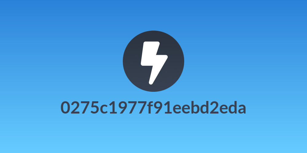 0275c1977f91eebd2eda