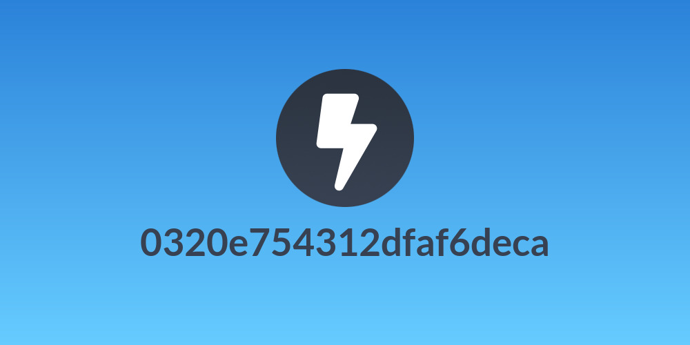 0320e754312dfaf6deca