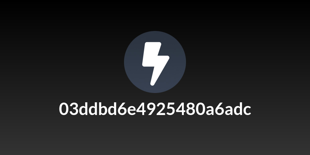 03ddbd6e4925480a6adc