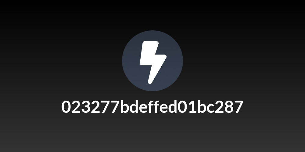 023277bdeffed01bc287