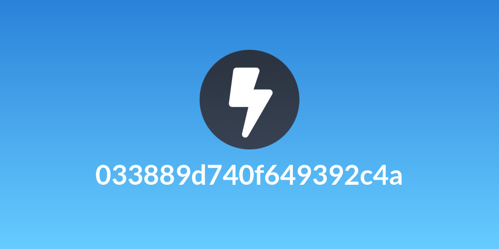 033889d740f649392c4a