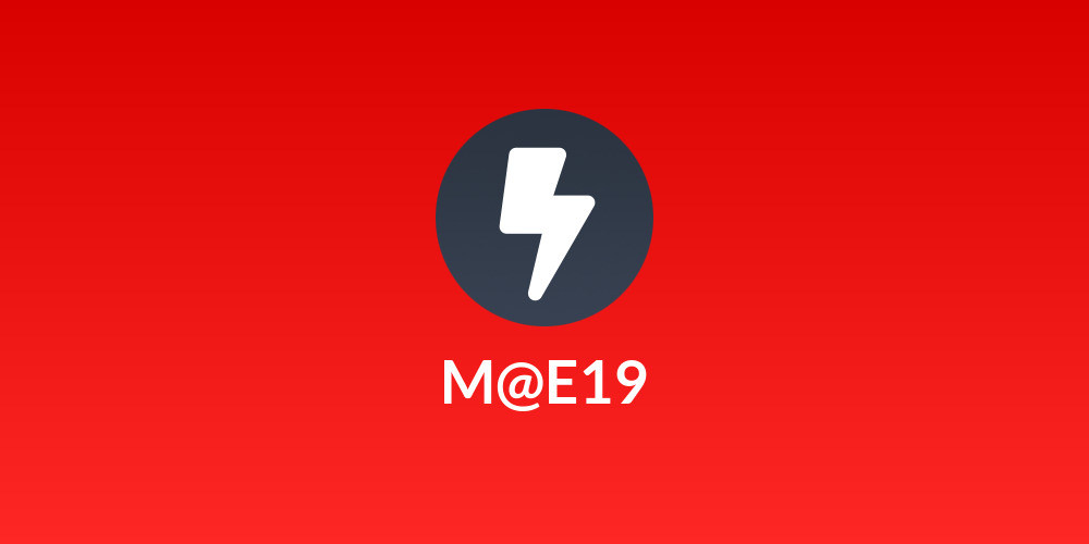 M@E19