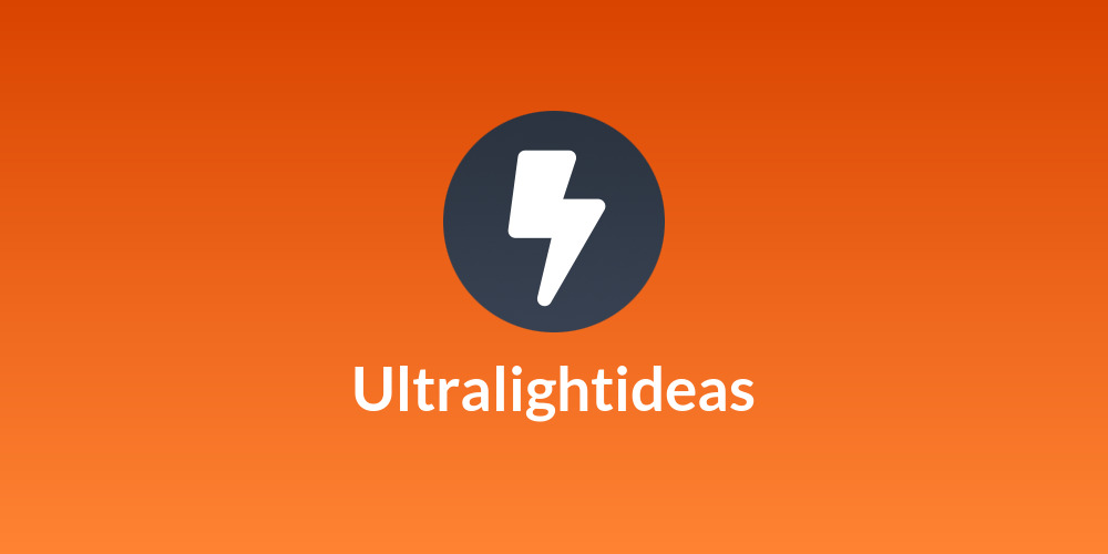 Ultralightideas