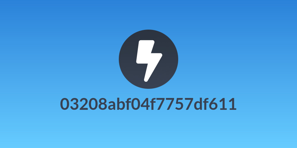 03208abf04f7757df611