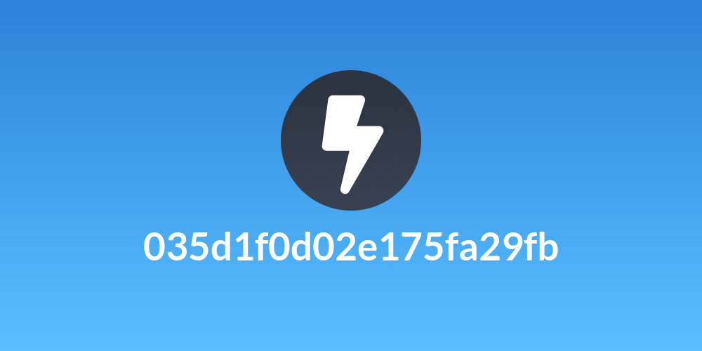 035d1f0d02e175fa29fb