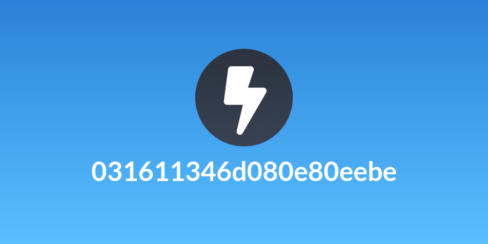 031611346d080e80eebe