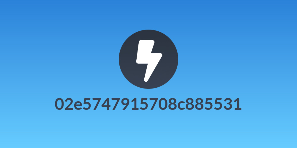 02e5747915708c885531