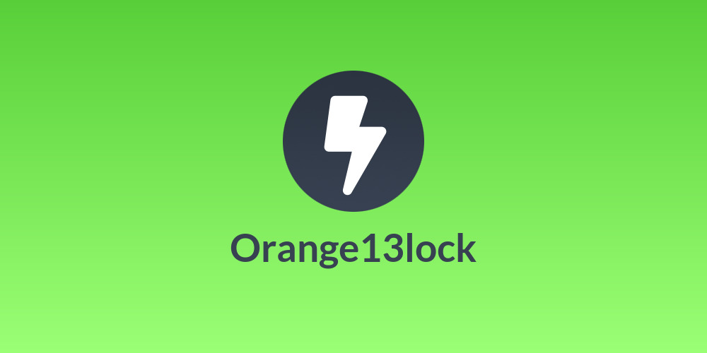 Orange13lock