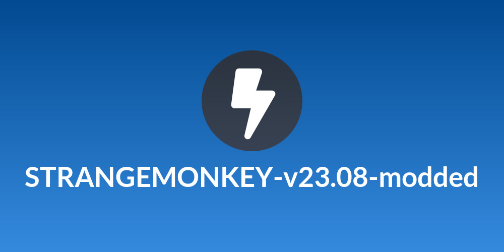 STRANGEMONKEY-v23.08-modded