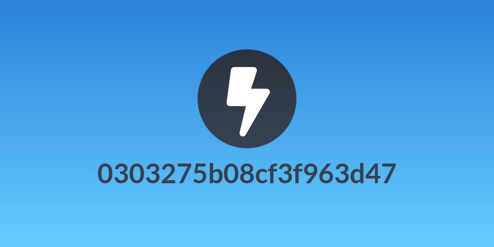 0303275b08cf3f963d47