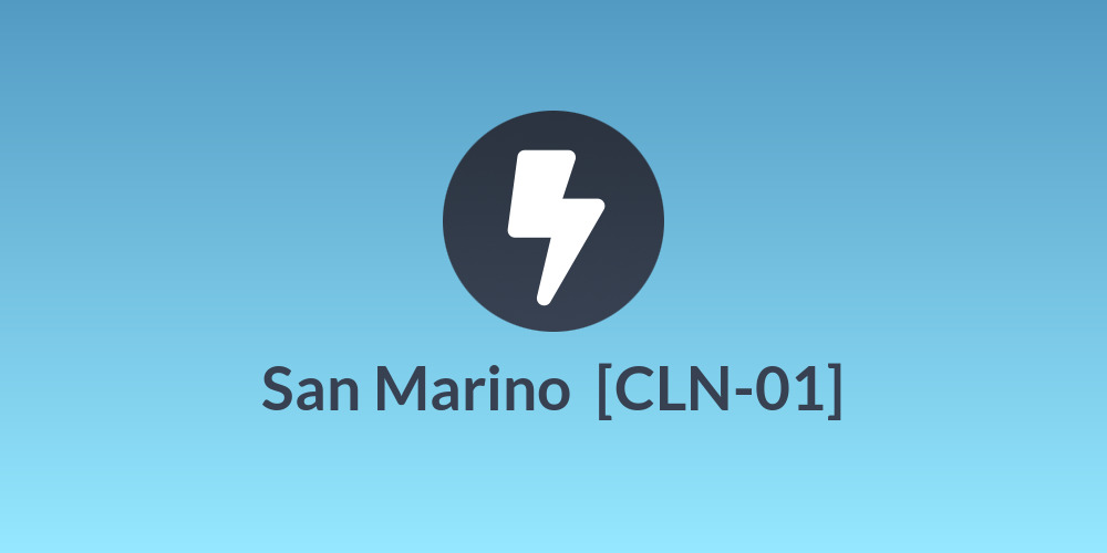 San Marino 🇸🇲 [CLN-01]