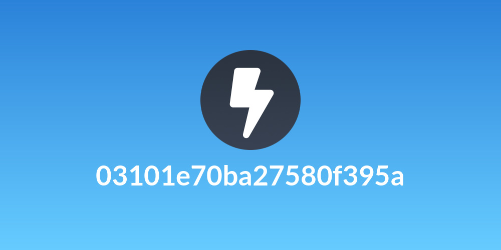 03101e70ba27580f395a