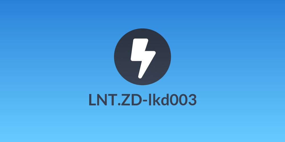 LNT.ZD-lkd003
