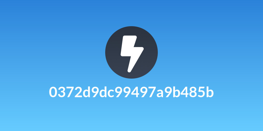 0372d9dc99497a9b485b