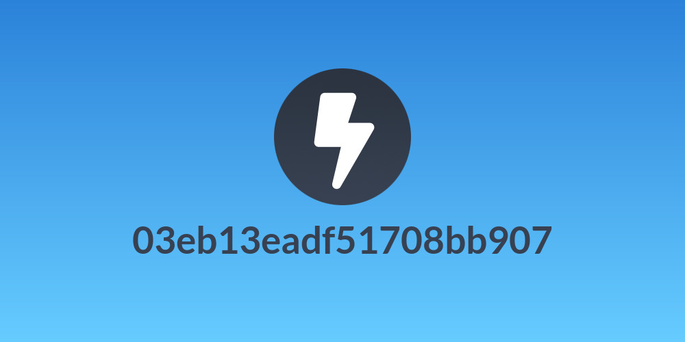 03eb13eadf51708bb907