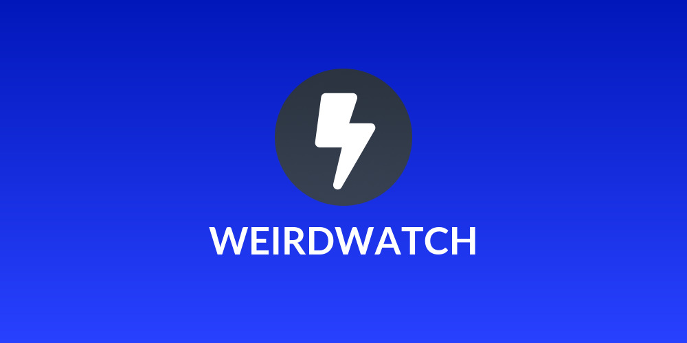 WEIRDWATCH