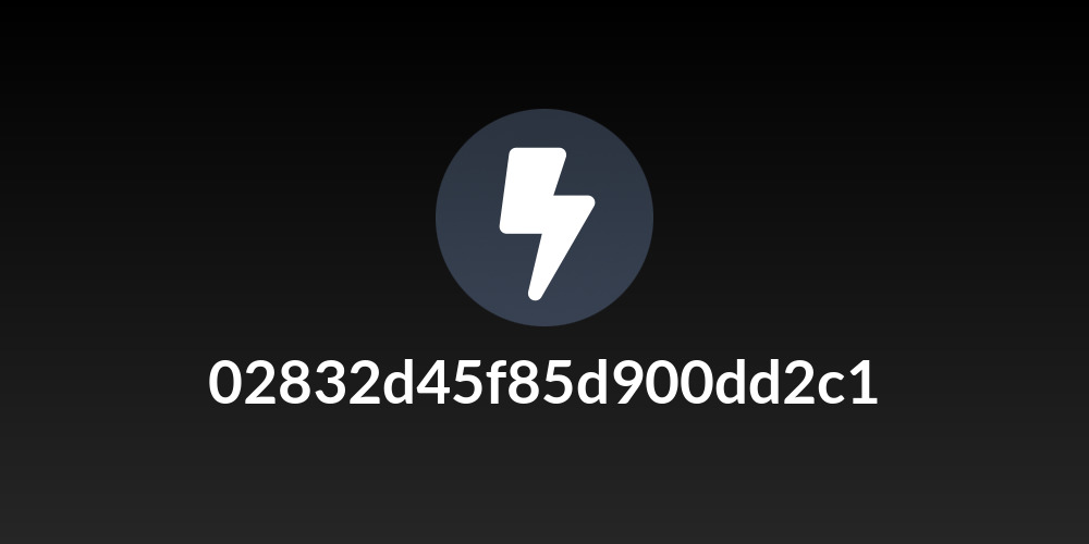 02832d45f85d900dd2c1