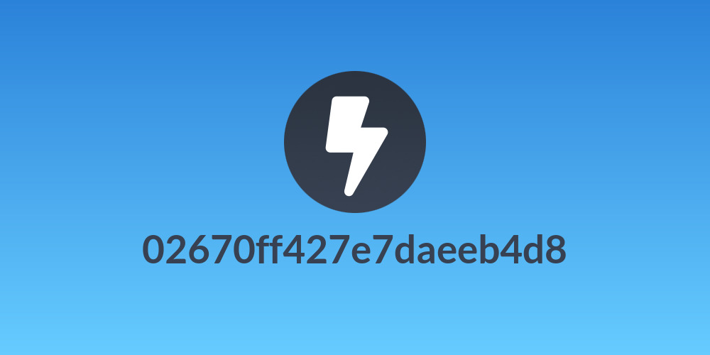 02670ff427e7daeeb4d8