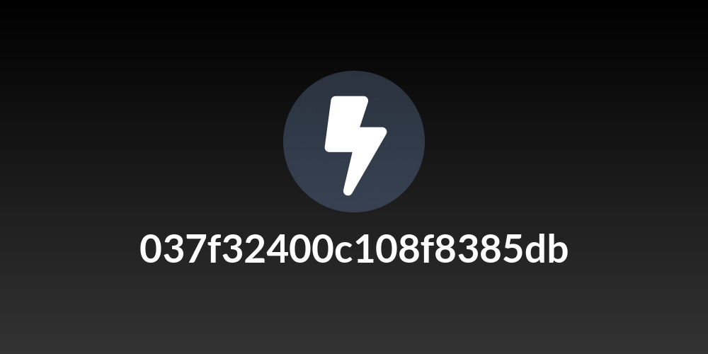 037f32400c108f8385db