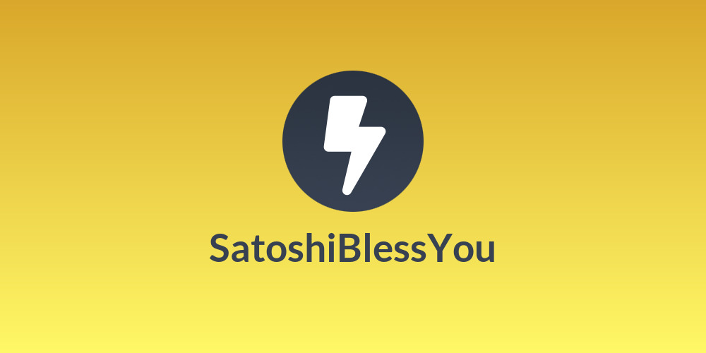 SatoshiBlessYou