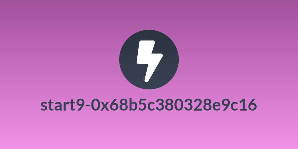 start9-0x68b5c380328e9c16