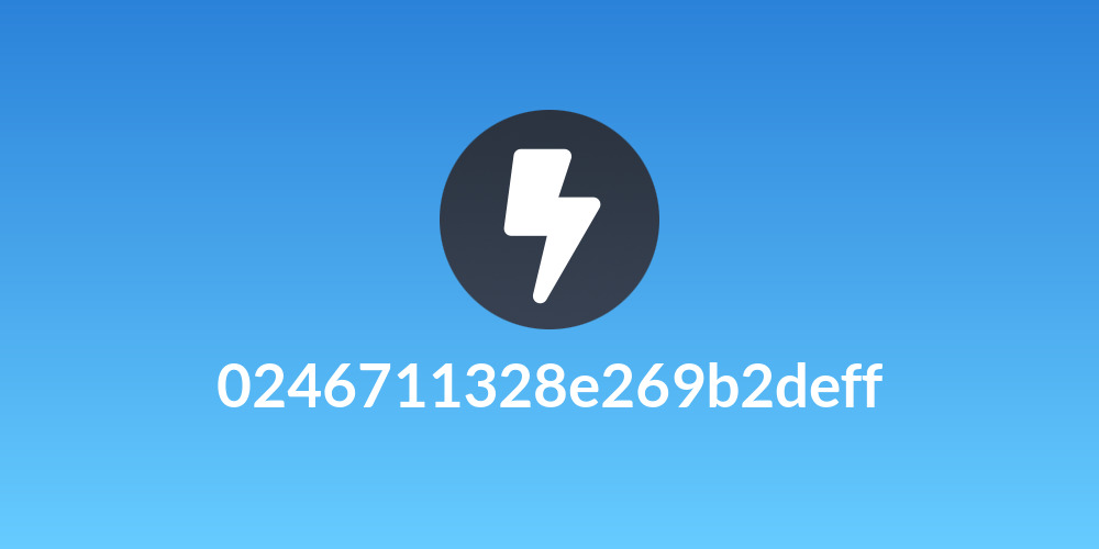 0246711328e269b2deff
