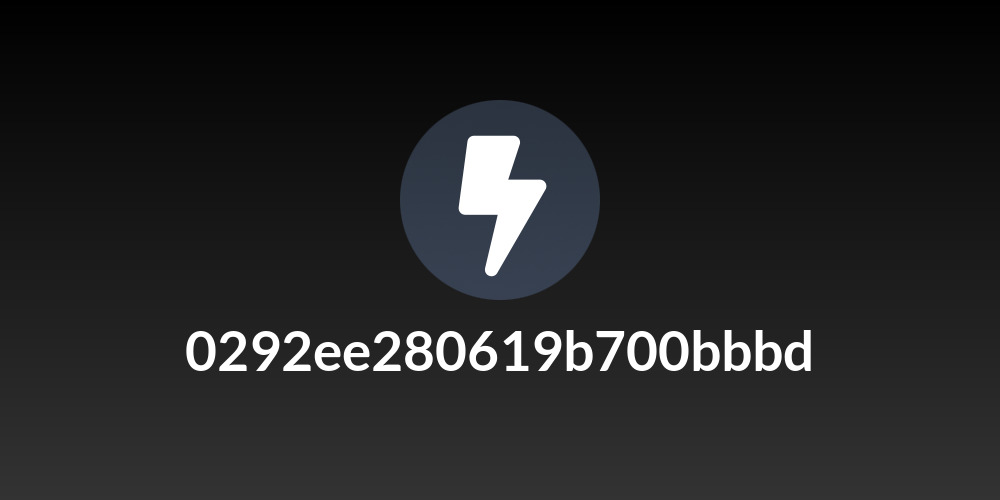 0292ee280619b700bbbd