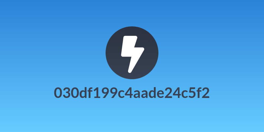 030df199c4aade24c5f2