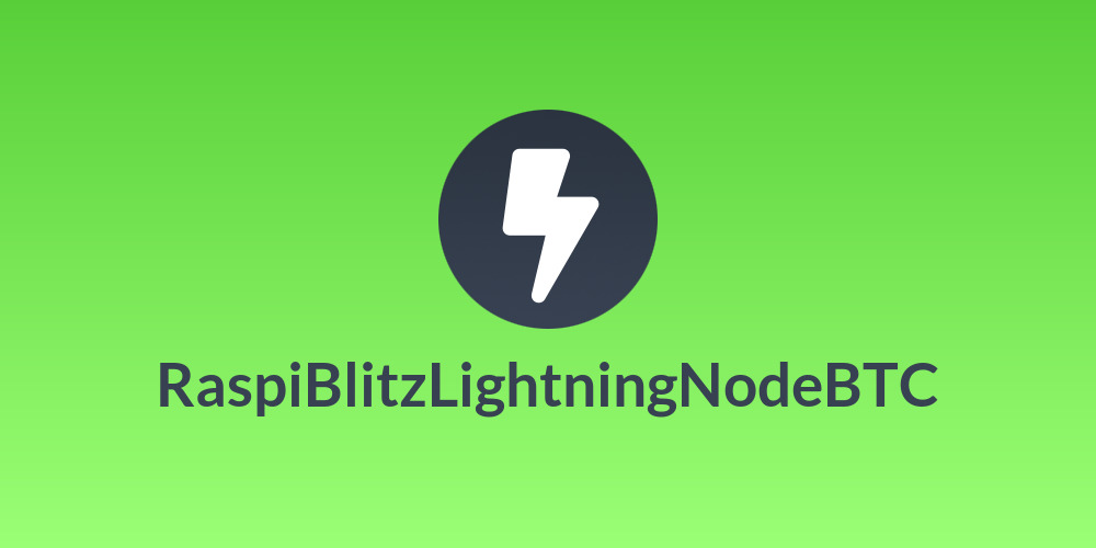 RaspiBlitzLightningNodeBTC