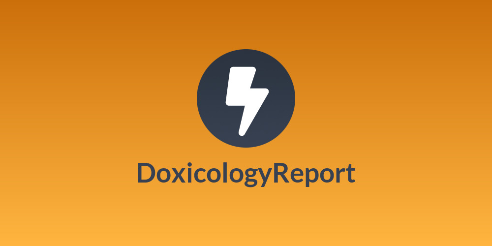 DoxicologyReport