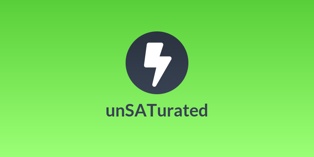 unSATurated