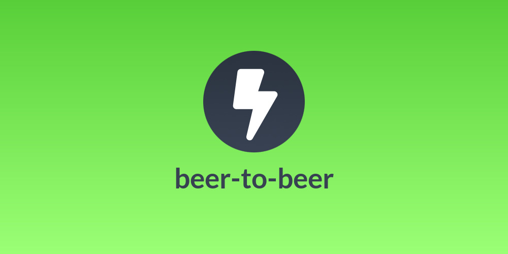 beer-to-beer