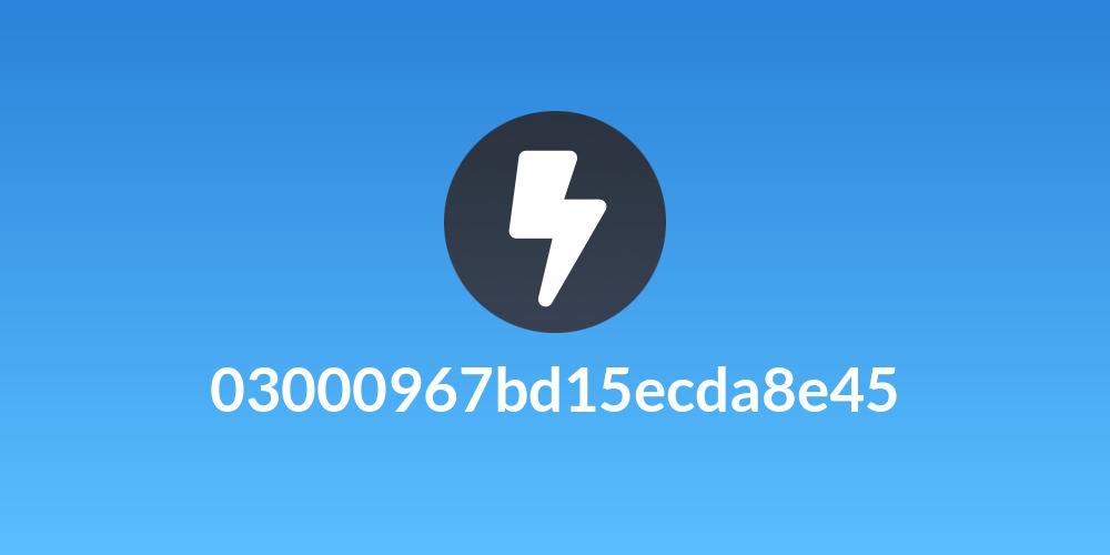 03000967bd15ecda8e45