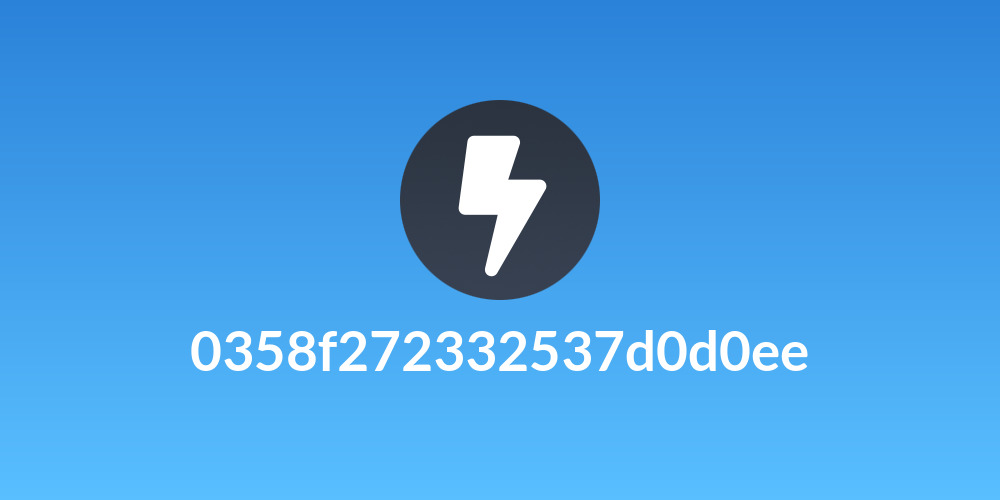 0358f272332537d0d0ee